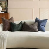 Violette Casa Aria Rectangular Chenille Cushion Covers