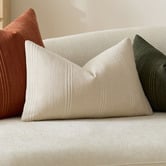 Violette Casa Kenna Rectangular Linen-Blend Cushion Covers