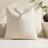 Violette Casa Kenna Linen-Blend Cushion Covers