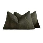 Violette Casa Kenna Rectangular Linen-Blend Cushion Covers