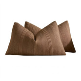 Violette Casa Kenna Rectangular Linen-Blend Cushion Covers