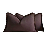 Violette Casa Solace Rectangular Linen &amp; Cotton Cushion Covers