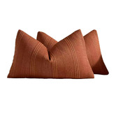 Violette Casa Kenna Rectangular Linen-Blend Cushion Covers