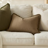 Violette Casa Solace Rectangular Linen &amp; Cotton Cushion Covers