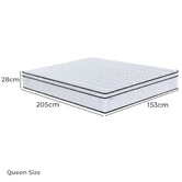 Core Living Almos Euro Top Pocket Spring Mattress