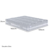 Core Living Ariadne Euro Top Pocket Spring Mattress