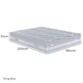 Core Living Ariadne Euro Top Pocket Spring Mattress