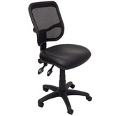 Rein Office Gordana Medium Back Faux Leather Task Chair