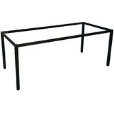 Rein Office Black Gordana Steel Rectangular Table Frame