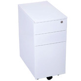 Rein Office Remo Steel Slimline Mobile Pedestal