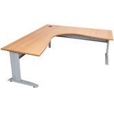 Rein Office Natural-Top Lawson Span Corner Workstation