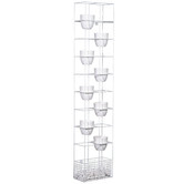 Rein Office 9 Piece Lawson Bloom Vertical Planter Pots &amp; Stand Set