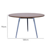 Rein Office 120cm Lawson Air Round Meeting Table