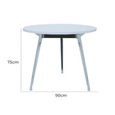 Rein Office 90cm Lawson Air Round Meeting Table