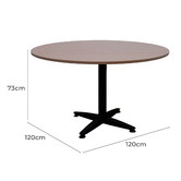 Rein Office Black Leg Lawson Span Round Meeting Table