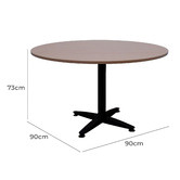 Rein Office Black Leg Lawson Span Round Meeting Table