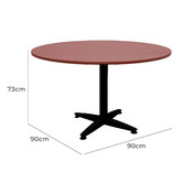 Rein Office Black Leg Lawson Span Round Meeting Table