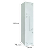 Rein Office Silver Remo Step 2 Door Locker