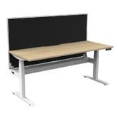 Rein Office Dassault Electric Sit &amp; Stand Desk with Screen