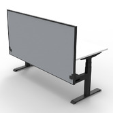 Rein Office Dassault Electric Sit &amp; Stand Desk with Screen