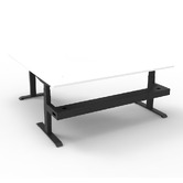 Rein Office Fridman 180x150cm Electric Sit &amp; Stand Corner Desk with Cable Tray