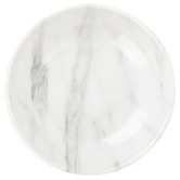 Cattitude White Faux Marble Cat Saucer