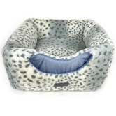 Cattitude Snow Leopard Multi-Cube Cat Bed