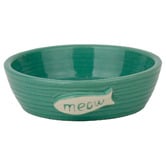 Cattitude Mitzy Ceramic Cat Bowl