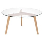 Temple &amp; Webster Stad Round Coffee &amp; Side Table Set