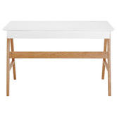 Temple &amp; Webster White Torsby Office Writing Desk