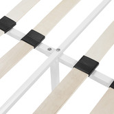 Temple &amp; Webster White Bailey Metal Bed Frame