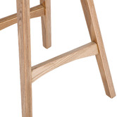 Temple &amp; Webster 64cm Ash Nobu High Back Bar Stool
