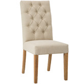 Temple &amp; Webster Windsor Linen Dining Chairs