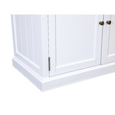 Temple &amp; Webster Black Top Hamptons Large Sideboard Buffet
