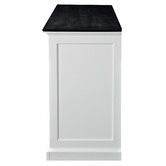Temple &amp; Webster Black Top Hamptons Large Sideboard Buffet