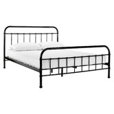 Temple &amp; Webster Black Bailey Metal Bed Frame