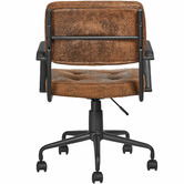 Temple &amp; Webster Renee 2 Drawer Desk &amp; Hugo Retro Home Office Chair Set