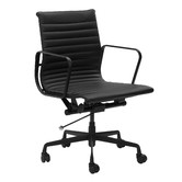 Temple &amp; Webster Beesly Desk &amp; Deluxe Eames Replica Office Chair Set