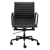 Temple &amp; Webster Beesly Desk &amp; Deluxe Eames Replica Office Chair Set