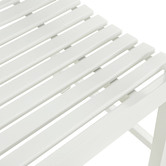 Temple &amp; Webster 2 Seater White Santa Cruz Outdoor Bistro Set