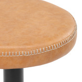 Temple &amp; Webster Elwood Faux Leather Adjustable Bar Stools
