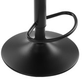 Temple &amp; Webster Elwood Faux Leather Adjustable Bar Stools