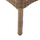 Temple &amp; Webster Classic Raffles Outdoor PE Rattan Side Table