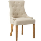 Temple &amp; Webster Beige Windsor Scoop Back Dining Chairs