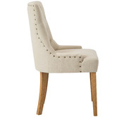Temple &amp; Webster Beige Windsor Scoop Back Dining Chairs