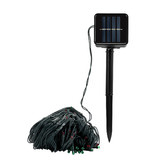 Temple &amp; Webster 250 Multi-Coloured LED Solar Net Fairy Lights