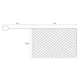 Temple &amp; Webster 250 Multi-Coloured LED Solar Net Fairy Lights