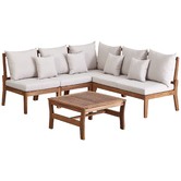 Temple &amp; Webster Anquilla Outdoor Modular Lounge Set with Cushions