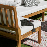 Temple &amp; Webster Anquilla Outdoor Modular Lounge Set with Cushions