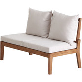 Temple &amp; Webster Anquilla Outdoor Modular Lounge Set with Cushions